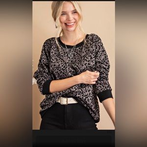 Kori brand shirt in leopard